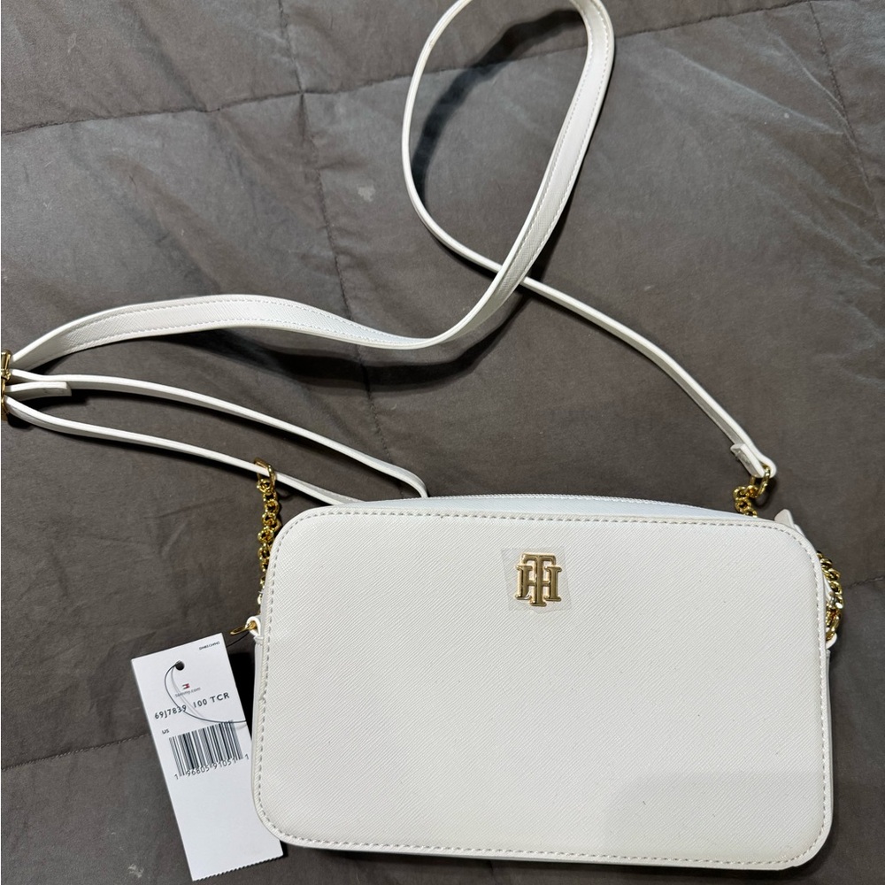 Tommy Hilfiger White Crossbody Bag